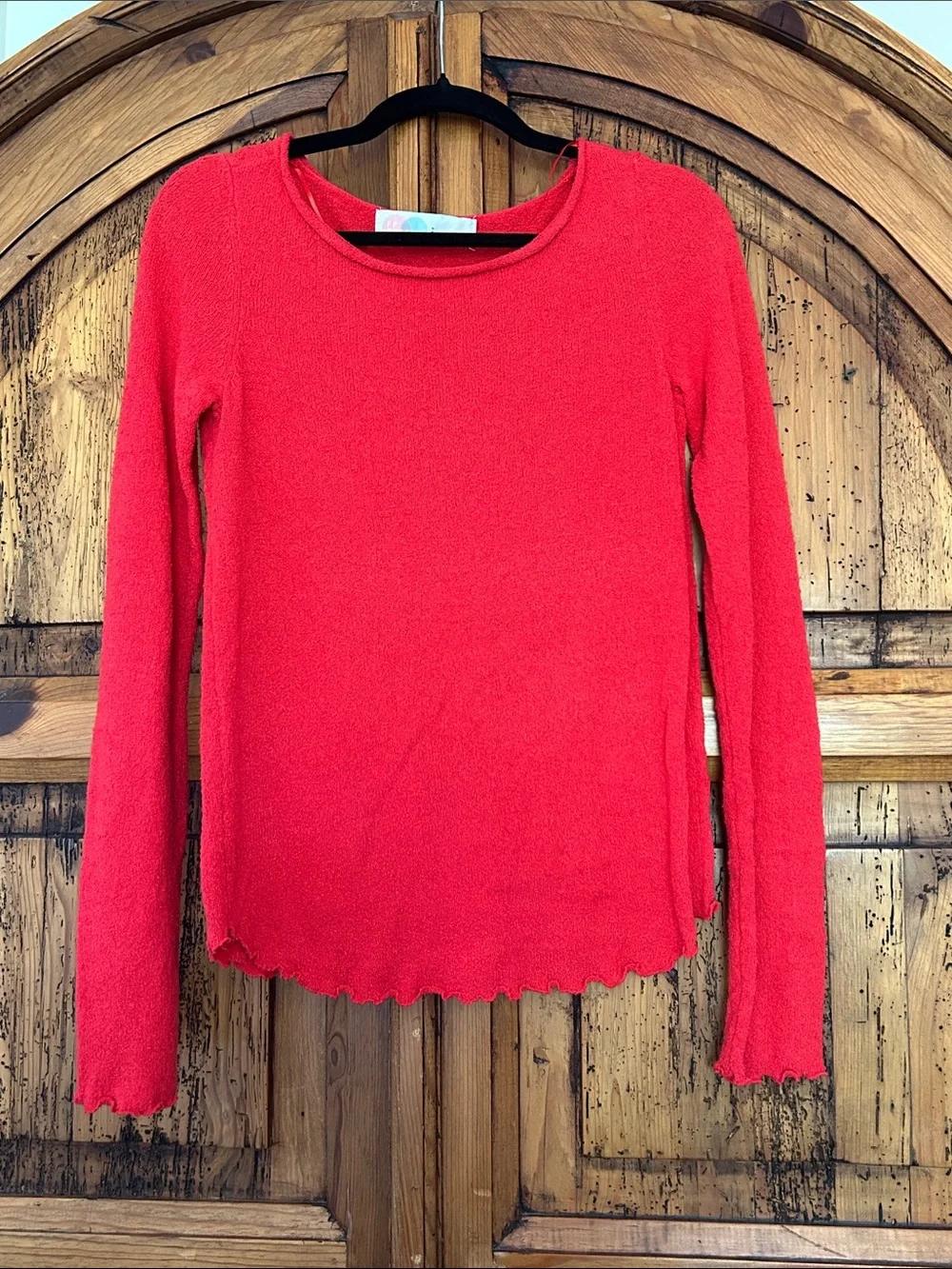 Free People Beach Cabo Sweater Skirt Set Bodycon Knit Set Red